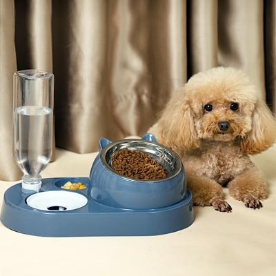 China Pet Bowls Feeders 4 in 1 Combination Stainless Steel/Ceramic Dog Cat within LCD Display for sale