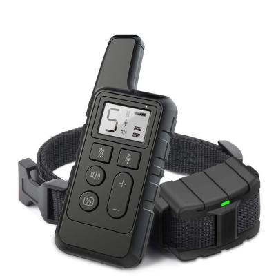 China Dog Training Collar Pet Supplies Electronic Beep Vibration Electric Shock Waterproof for sale