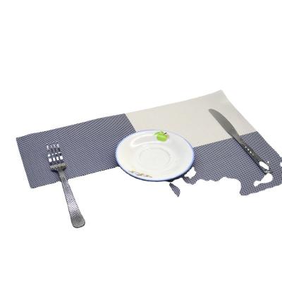 China New Anti-static Material PVC Table Mat For Wedding Restaurant And Home Use,Hardboard Round Place Mat for sale