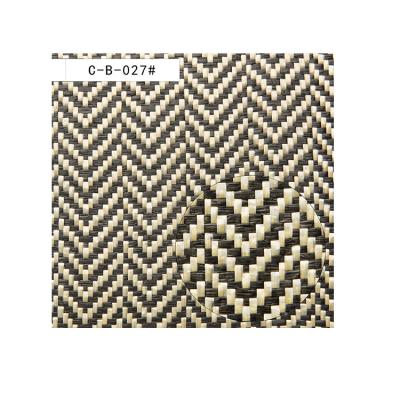 China Factory Supplier Decorative Hand Feeling Stripe Paper Fabric By Woven Papyrus Straw Sack Artware Thatch - Good Woven Handfeeling for sale