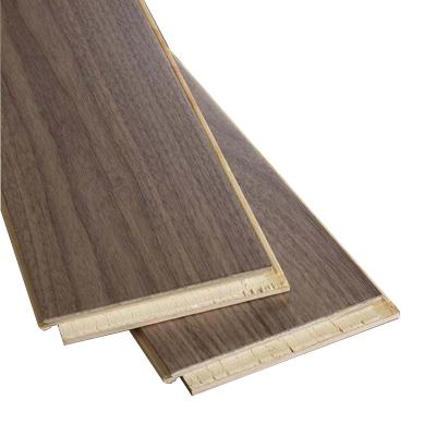 China New Modern Three-Layer Black Walnut Composite Herringbone Wood Flooring for sale