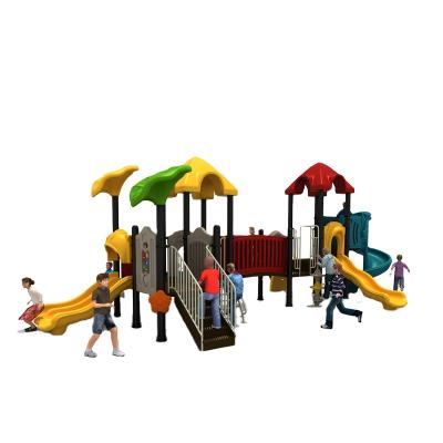 China 3-15 good quality cheap price kids park amusement outdoor playground equipment with plastic slide for sale