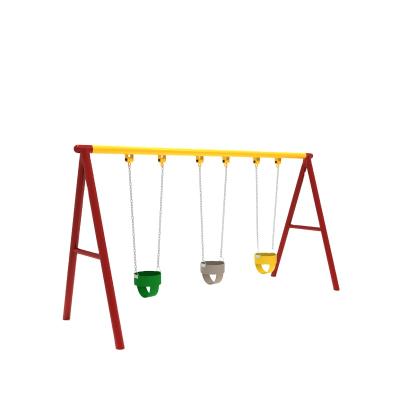 China Modern Colorful Kids Swing Double Seat Funny Kids Swing Plastic Playground Swing Seat for sale