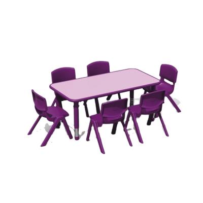 China Combine Children LLDPE Desk And Plastic Chair , Kindergarten Furniture for sale