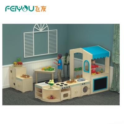 China Contemporary Bank Shape Kids Furniture Sets 2015 Hot Selling Wooden Playhouse Playhouse From China Manufacture for sale