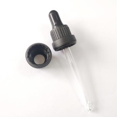 China Pilfer-proof Glass Dropper With Strong Tamper Evident Collar for sale