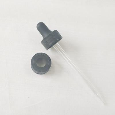 China Child Safe Glass Eye Dropper Pipette Droppers For 4oz Boston Bottle 22-400 Glass Dropper for sale