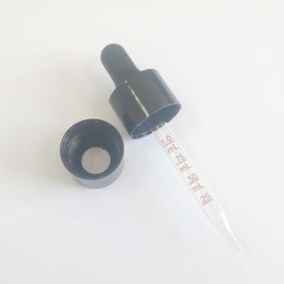 China 20-410 child safe dropper shinny glass dropper necklace graduated pipette for sale