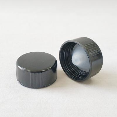 China Non Reverse 22/400 CT Black Ribbed PolyCone Lined Phenolic Cap for sale