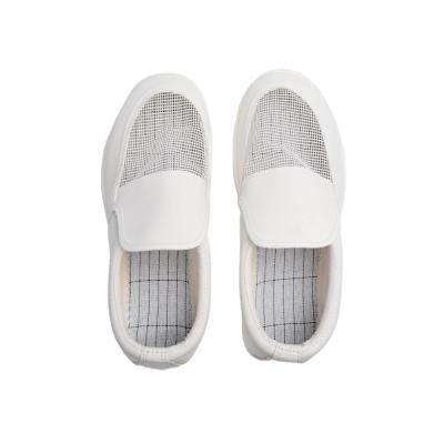 China Mesh Breathable Canvas ESD Cleanroom Anti-Static Safety Shoe ESD Shoes for sale