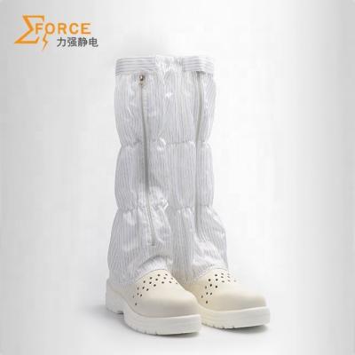 China PU Steel Toe Cap ESD Safety Antistatic Sole Material Boots For Electronic Industry for sale