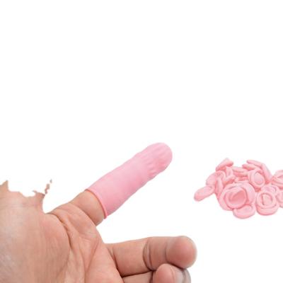 China High quality pink natural latex silicone finger cradle for sale