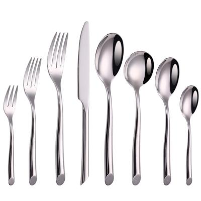 China Viable Bulk Royal Stainless Steel Flatware Knife Fork Spoon Hotel Steak Cutlery for sale