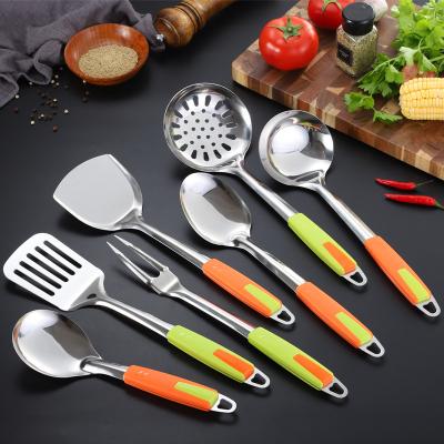 China Sustainable Tools Pocket Handle Cooking Set Kitchen Utensils Accessories Stainless Steel With Kitchen Plastic Cook 500 Pieces All-season for sale