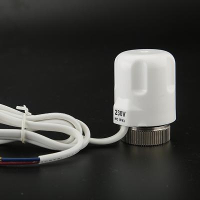 China Modern thermal actuator with 12V trigger for underfloor heating system for sale