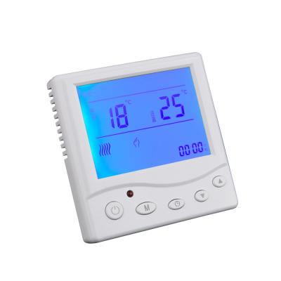 China Modern Electronic Digital Room Thermostat Heating and Cooling Air Conditioning and Floor Heating Smart Thermostat for sale