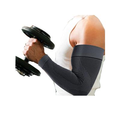 China Breathable Compression Workout Extended Arm Sleeve with Silicone Band Relieve Swelling for Outdoor and Indoor Activities Unisex for sale