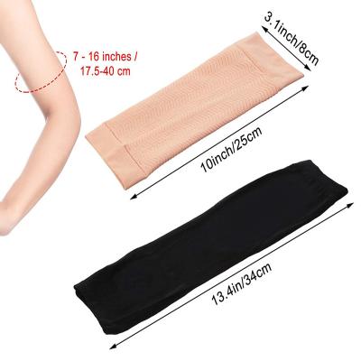 China Breathable 8 Pairs Arm Shapers Set Arm Compression Sleeve Slimming Arm Chains For Women Cooling Cover Sun With Thumb Hole for sale