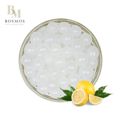 China Fruit Tea Bosmos_ Lemon Popping Boba 3.2kg/490g/450g/200g- Best Bubble Tea Taiwan Supplier, Popping Boba for sale