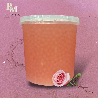 China Fruit Tea Bosmos_ Rose Popping Boba 3.2kg/490g- Best Bubble Tea Taiwan Supplier, Popping Boba for sale