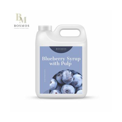 China Fruit Tea Bosmos_ Blueberry Syrup 2.5kg/5kg - Taiwan best bubble tea supplier, syrup concentrate for sale