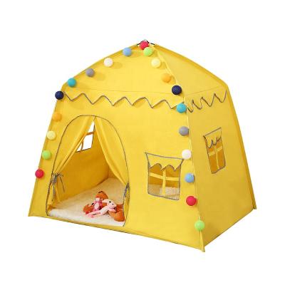 China Sports Play Cotton Canvas Hot Selling QUAWE Indoor Play House Tent for Kids Child Teepee Tent Kids Toy Foldable Camping Tents for sale