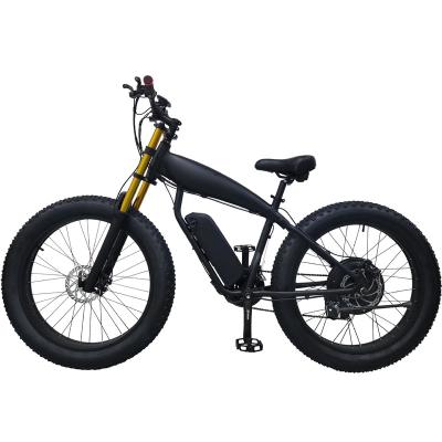 China Electric Ebike Aluminum Alloy Factory Customization Vintage Bicycle Beach Cruiser Bike /26 Inch Electric Super Fat Fat Tire for sale