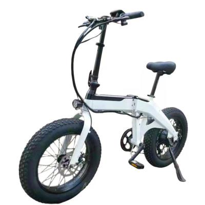 China Factory Customization Dropshipping Mountain Bike Snow Tire Bike Aluminum Alloy Fat Folding Electric Ebike 20 Inch for sale