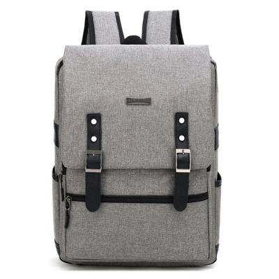 China Hot Selling College Student Outdoor Leisure Backpack Fashion Retro Large Capacity Double Shoulders Product for sale