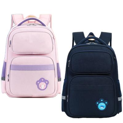 China Waterproof high quality nylon oxford fabric kids school backpack kids school bag with customization for sale