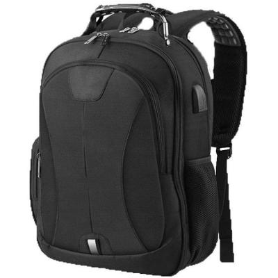 China Waterproof Breathable Canvas Outdoor Casual Laptop Backpack 17 Inches With Reflective Stripe for sale