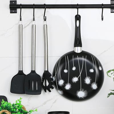 China Viable Xylan High Quality Ceramic Non-Stick Multifunctional Frying Pan With Bakelite Handle for sale