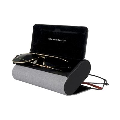 China Custom Double Case Logo Hard Shell Double Glasses Case For Two Pairs Glasses for sale