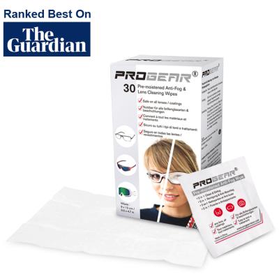 China Durable Best Optical Glass Cleaning Wet Wipes Anti Fog Glass Wipes For Glasses for sale