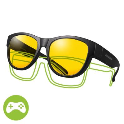 China Anti Blue Light Best Universal Blue Light Blocker Computer Gaming Glasses For Big Heads for sale