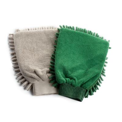 China High Quality Home Microfiber Hand Wash Glove For Car Wash And Cleaning for sale