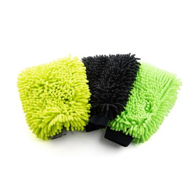 China Multifunctional Home Microfiber Chenille Car Wash Microfiber Glove for sale