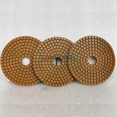 China Stone Polishing 3 Steps Hybrid Polishing Pads for Terrazzo, Natural Stone, Concrete Floor for sale