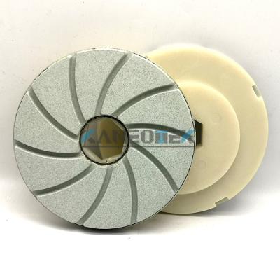 China Stone Edge Polishing KANEOTEK 4 /5/6 INCHSnail Lock Diamond Resin Bond Polishing Pad For Granite Marble STONE for sale