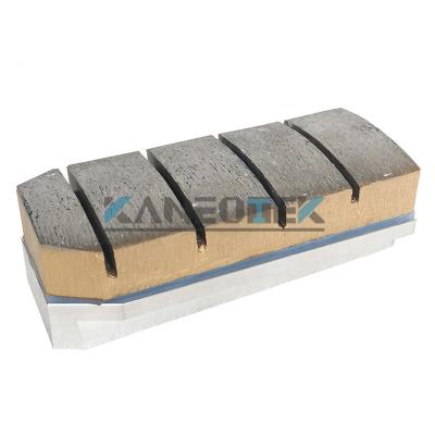 China Rough Grinding on KANEOTEK 140mm Granite Metal Bond Segmented Diamond Fickert Abrasive For Grinding Granite Stone Polishing Marble for sale