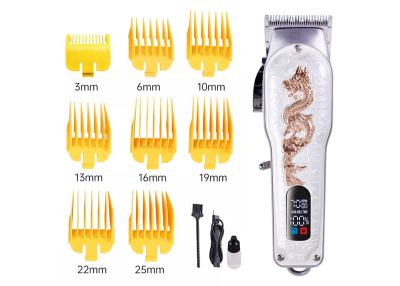 Chine Trimmer professionnel rechargeable électrique de cheveux de Clippers LED de cheveux d'hommes professionnels de coupe de cheveux à vendre