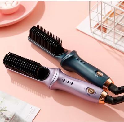 China Lightweight Electric Blower Comb Brush With 3 Heat Settings And Swivel Cord for sale