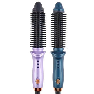 China Adjustable Electric Straightening Comb Hair Brush Ceramic PTC Heating Straightener for sale