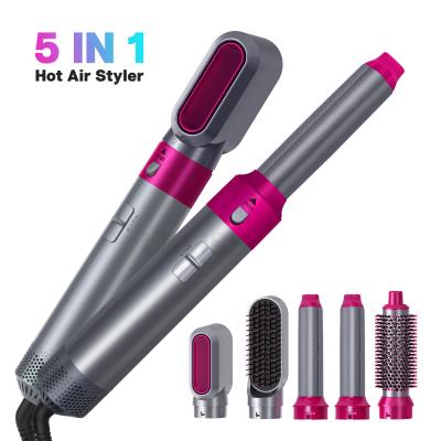 China Negative Ion Air Wrap Automatic Curling Hair Styling Hot Air Brush 5 in 1 Multi Function for sale