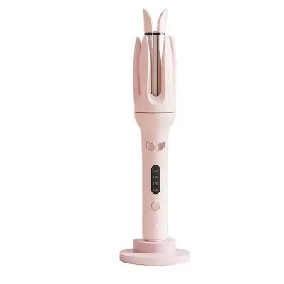 China 30W Hair Curler Iron Automatic Hair Curling Rotating 28mm LCD Screen Multi Temperature Settings for sale