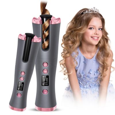 China 15W Cordless Automatic Hair Curler Portable Type-C Rechargeable Fast Heating Compact Design for sale