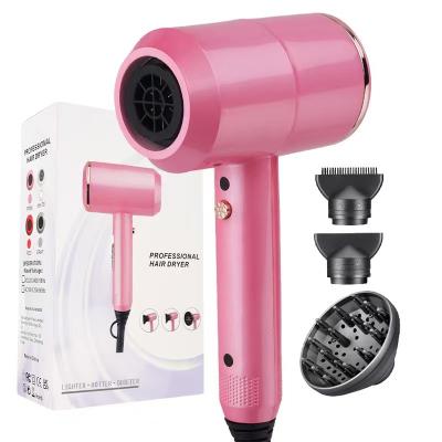 China Secador de cabelo de íons negativos profissional de 1500w Cuidado de cabelo doméstico com motor de CA forte com 3 bocas de ar para cabelos encaracolados à venda