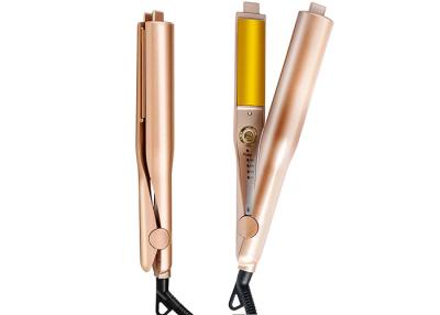 Κίνα Straightener 2 τρίχας ανιόντων κεραμικού/επιστρώματος τιτανίου σε 1 με την επίδειξη των οδηγήσεων προς πώληση