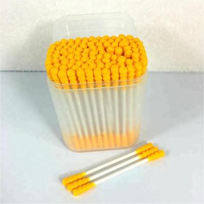 China Eco-friendly Paper stick double cotton swab buds pointed cotton swab for sale