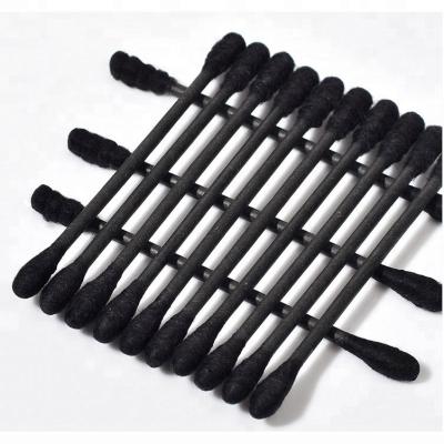 China Paper Rod Japanese Style Eco-friendly Black Cotton Swab for sale